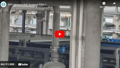 Filtre à pression à ceinture sous vide DUY 1
